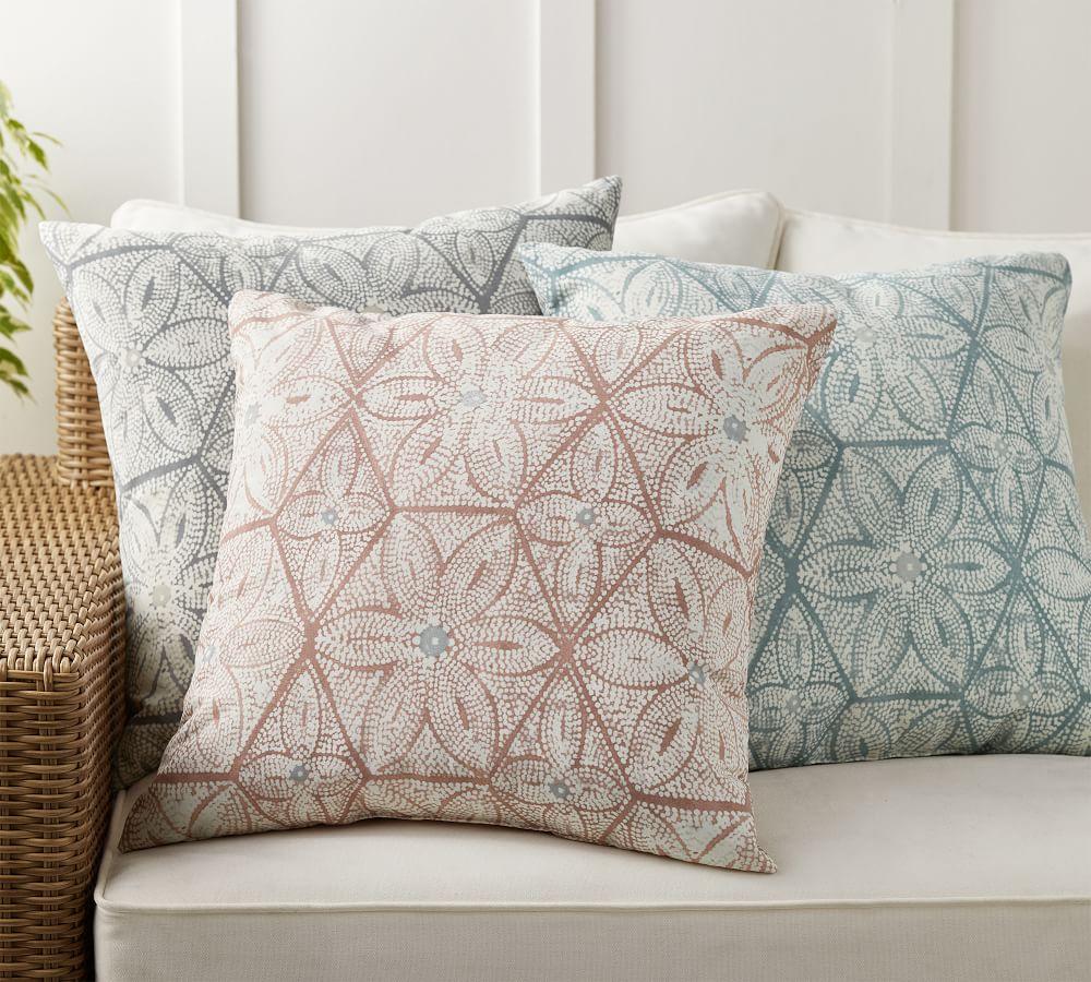 Elliana Printed Indoor Outdoor Cushion Pottery Barn Australia